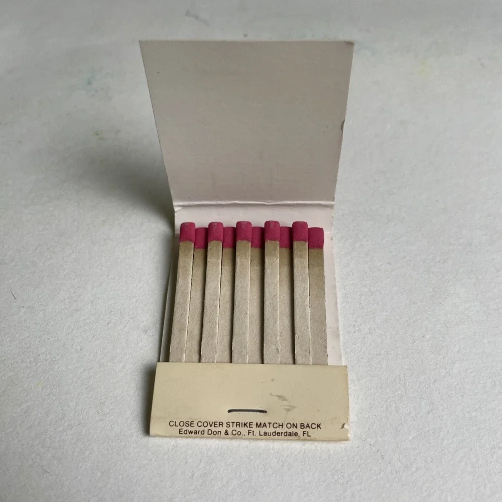 Vintage 1970 Matchbook Sebastiano Grand Case St Martin FWI Italian Restaurant